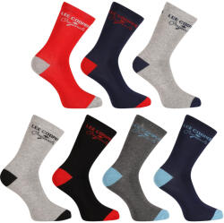 Lee Cooper 7PACK zokni Lee Cooper Többszínű hosszú (PO38802) L
