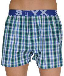 Styx Férfi bő szárú boxeralsó Styx sportos gumipánt többszínben (B103) S
