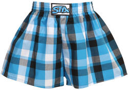 Styx Gyermek bő szárú boxeralsó Styx klasszikus gumipánt többszínű (J834) 6-8 éves