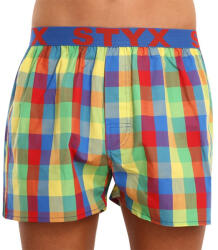 Styx Férfi bő szárú boxeralsó Styx sportos gumipánt többszínben (B925) XL
