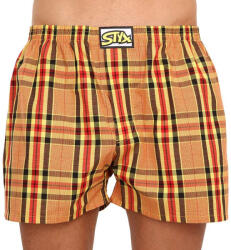 Styx Férfi bő szárú boxeralsók Styx klasszikus gumipánt többszínű nagyméretű (E921) 3XL