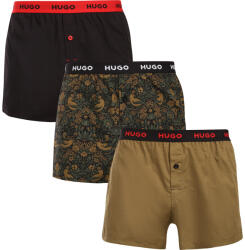 HUGO 3PACK férfi bő szárú boxeralsó HUGO tarka (50532565 966) S
