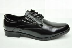  Unisoft 6777 elegáns alkalmi félcipő fekete méret 36