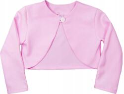  140 Boleró sima alkalmi blézer ágytakaró esküvő Világos Rózsaszín BS477 (BS477 JASNY RÓŻ140)