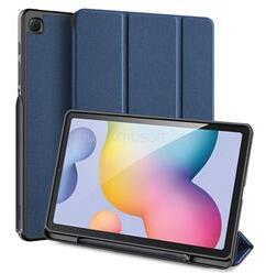 Dux Ducis Samsung Tab S6 Lite 10.4 LTE DUX DUCIS DOMO tok álló, bőr hatású aktív FLIP, ceruza tartó, SÖTÉTKÉK (GP-96833) (GP-96833)
