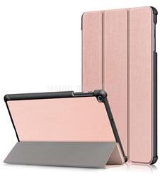 Gigapack Tok álló, bőr hatású (FLIP, oldalra nyíló, TRIFOLD, asztali tartó) ROZÉARANY (GP-87895) (GP-87895)