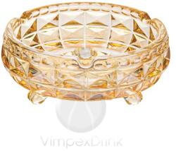  VD Hamutartó üveg Arany 14*6.5cm