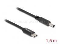 Delock Laptop töltőkábel USB Type-C apa - Dell 4, 5 x 3, 0 mm apa (DL87974) (DL87974)