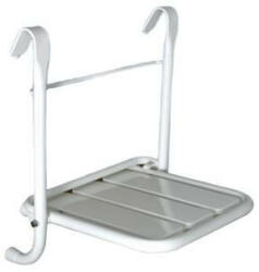 B&K BK felhajtható zuhanyszék RM acél fehérre szinterezett (THSDA)