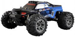 AMEWI Daphoenodon Kék Brushed 1: 12 RC modellautó Elektro Monstertruck 4WD RtR 2, 4 GHz Akkuval és töltőkészülékkel, Fényeffekttel (22609) (22609)