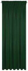 Eurofirany LOGAN Dekoratív függöny, Szalaggal, 135 x 270 cm, Sötétzöld (HS350448)