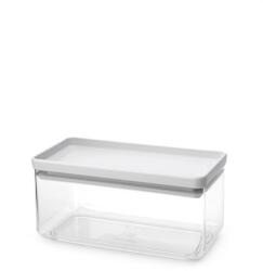 Brabantia Tasty+ egymásra rakható 1, 5 literes élelmiszertároló doboz, világosszürke (1008874)