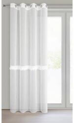 Eurofirany Függöny ROXANA 140 x 250 cm gyűrűk Eurofirany fehér (463652)