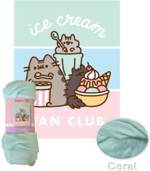 Halantex Pusheen cicás polár takaró - Ice Cream (PUS-2522FB) (PUS-2522FB)