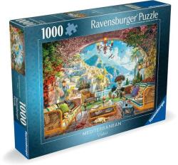 Ravensburger 1000 db-os puzzle - Mediterrán terasz kilátással (12001576) (12001576)