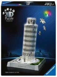 Ravensburger Iconics 216 db-os 3D puzzle - Pisai ferde torony (12008028) (12008028)