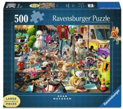 Ravensburger 500 db-os XXL puzzle - A kutyasétáltató (17572) (17572)