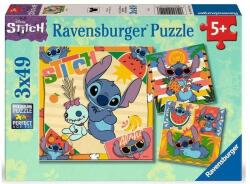Ravensburger 3 x 49 db-os puzzle - Stitch (12004114) (12004114)