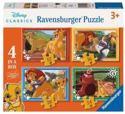 Ravensburger 4 az 1-ben puzzle (12, 16, 20, 24 db-os) - Az oroszlánkirály (12004025) (12004025)