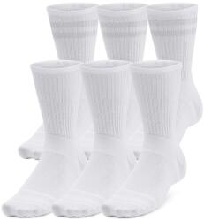 Under Armour Under Armour, Hosszú szárú zokni szett - 6 pár, Fehér, M (1387058-100-M)