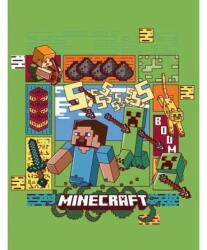 Halantex Minecraft polár takaró - Boom (MNC-4134FB) (MNC-4134FB)