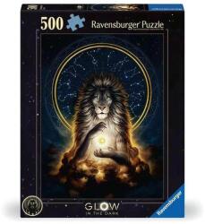 Ravensburger 500 db-os Fluoreszkáló puzzle - Fényes oroszlán (12000480) (12000480)
