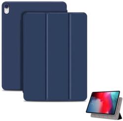 Gigapack ipad air 11 (2025) tok álló, bőr hatású aktív flip, asztali tartó, sötétkék (GP-83179)