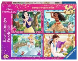 Ravensburger 4 x 100 db-os puzzle - Disney Princess (12004031) (12004031)