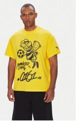 PUMA Férfi Póló, 631696, Pamut/Újrahasznosított pamut, XL INTL, Sárga (0000305063830_XL)