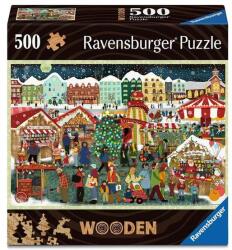 Ravensburger 500 db-os Wooden puzzle - Boldog karácsonyt! (12001539) (12001539)