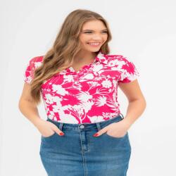 BUDMIL rövid ujjú blúz Női XS pink-fehér