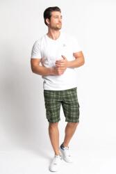 BUDMIL Vászon bermuda Férfi M khaki