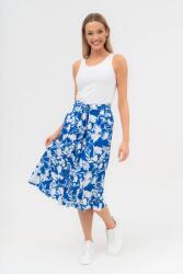 BUDMIL Nyári szoknya Női S középkék-fehér