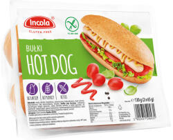 Incola hot-dog kifli 2x65g gluténmentes