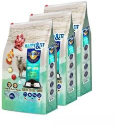 Happy&Fit Superior Hipoallergén, Gabonamentes Puppy&Junior Friss bárány, édesburgonyával 3x10kg