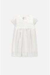 Coccodrillo Lányka ruha, Coccodrillo, szövet, fehér, poliészter, 74 CM