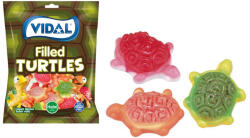 Vidal Filled Turtles töltött teknős gumicukor - 90 g