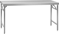 Royal Catering Rozsdamentes acél munkaasztal - PREMIUM - 60 x 180 cm - 230 kg - összecsukható - Royal Catering (RCAT-180/60K)