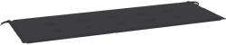 vidaXL fekete oxford szövet kerti padpárna 150x50x4 cm 47619 (47619)