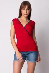 BUDMIL Ujjatlan póló Női XS piros 20320423-001221-0199