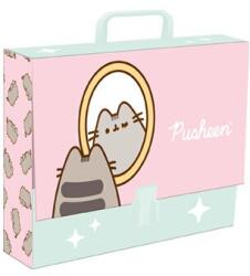 St. Majewski Pusheen fogantyús mappa, A4 XL, pasztell, 33x24, 8x9cm (MJ79674)