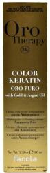 Fanola Oro Therapy 24K Color Keratin 100 ml tartós hajfesték 6.0 Dark Blonde