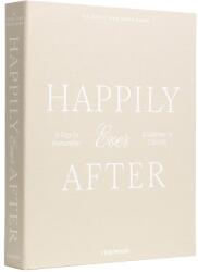 Printworks esküvői fotóalbum, Happily Ever After, 32, 5 x 26 cm, elegáns könyvborító, 60 fotó 10 x 15 cm, 30 oldal, személyre szabható, bézs (PW00727)