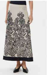 Luisa Spagnoli szoknya, modell 541990 TERRA, fekete és ekrü színű, poliészterből, viszkózból, pamutból, lenből és egyéb textilszálakból, L INTL (0000304969218_L)