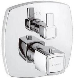 Kludi Q-BEO beépített zuhanycsaptelep termosztáttal, króm látható rész ( 50825.0542) (508250542)
