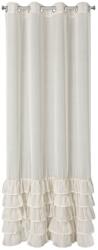 Eurofirany Függöny CARLI 140 x 250 cm-es gyűrűk fodrokkal Eurofirany beige (454038)