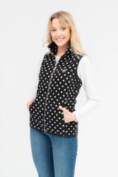 BUDMIL Polár mellény Női XXXL fekete-fehér