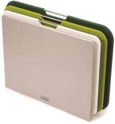 Joseph & Joseph Joseph - J60164 3 darab vágódeszka készlet tartóval, Nest nagy zöld (60164)