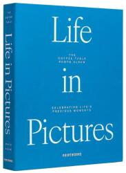 Printworks fotóalbum, Life in Pictures, 33 x 27 cm, elegáns könyvborítóval, 60 db 10 x 15 cm-es fényképhez, 30 oldal, ideális ajándék, kék (PW00729)