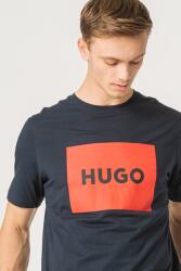 HUGO HUGO, Normál szabású póló Dulive logóval, piros, sötétkék, 2XL (50467952-405-XXL)